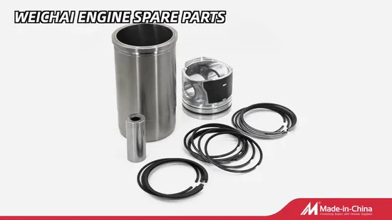 Sinotruk HOWO Weichai 정품 서비스 부품 Wp10 Wd615 612600900072A 용 피스톤 실린더 라이너 키트